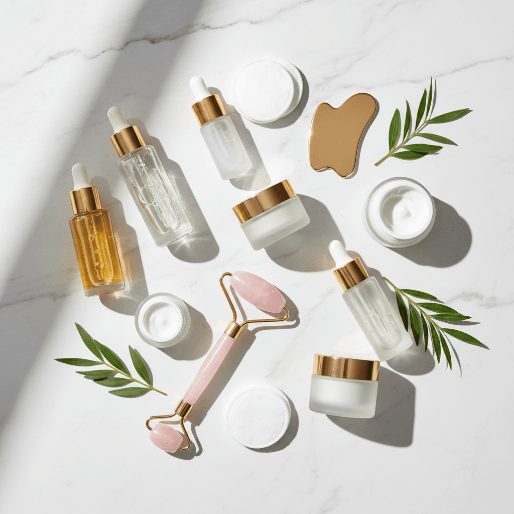 Beauty and skincare products